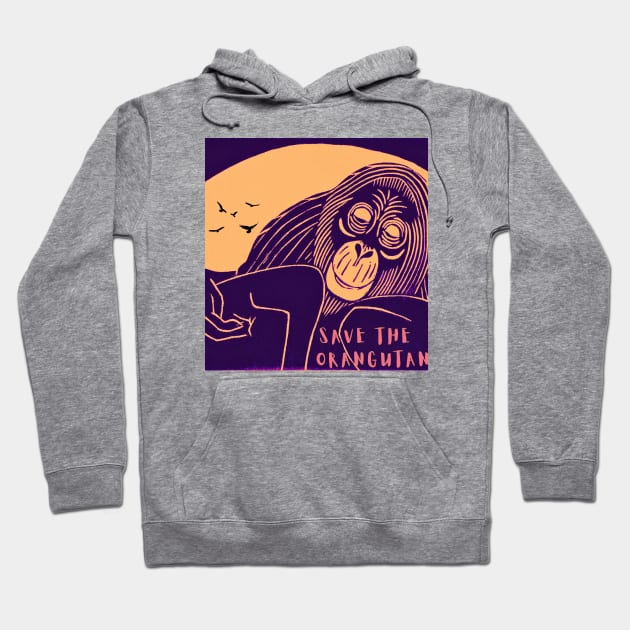 Save The Orangutan Hoodie by DAZu